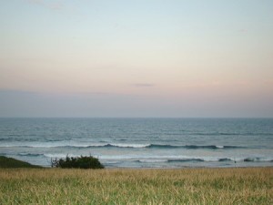 鹿島灘の夕日